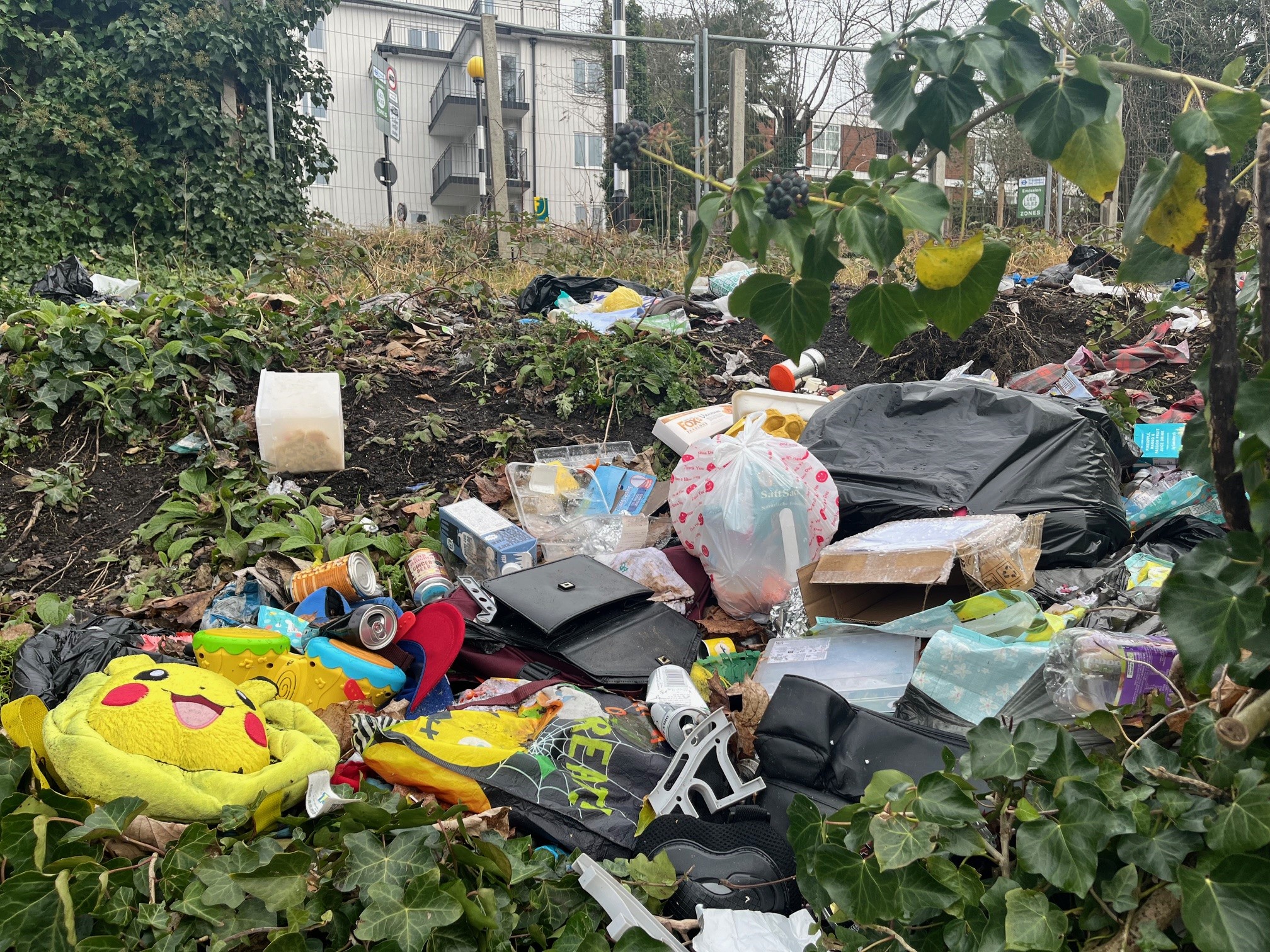 Flytipping on Lower Road