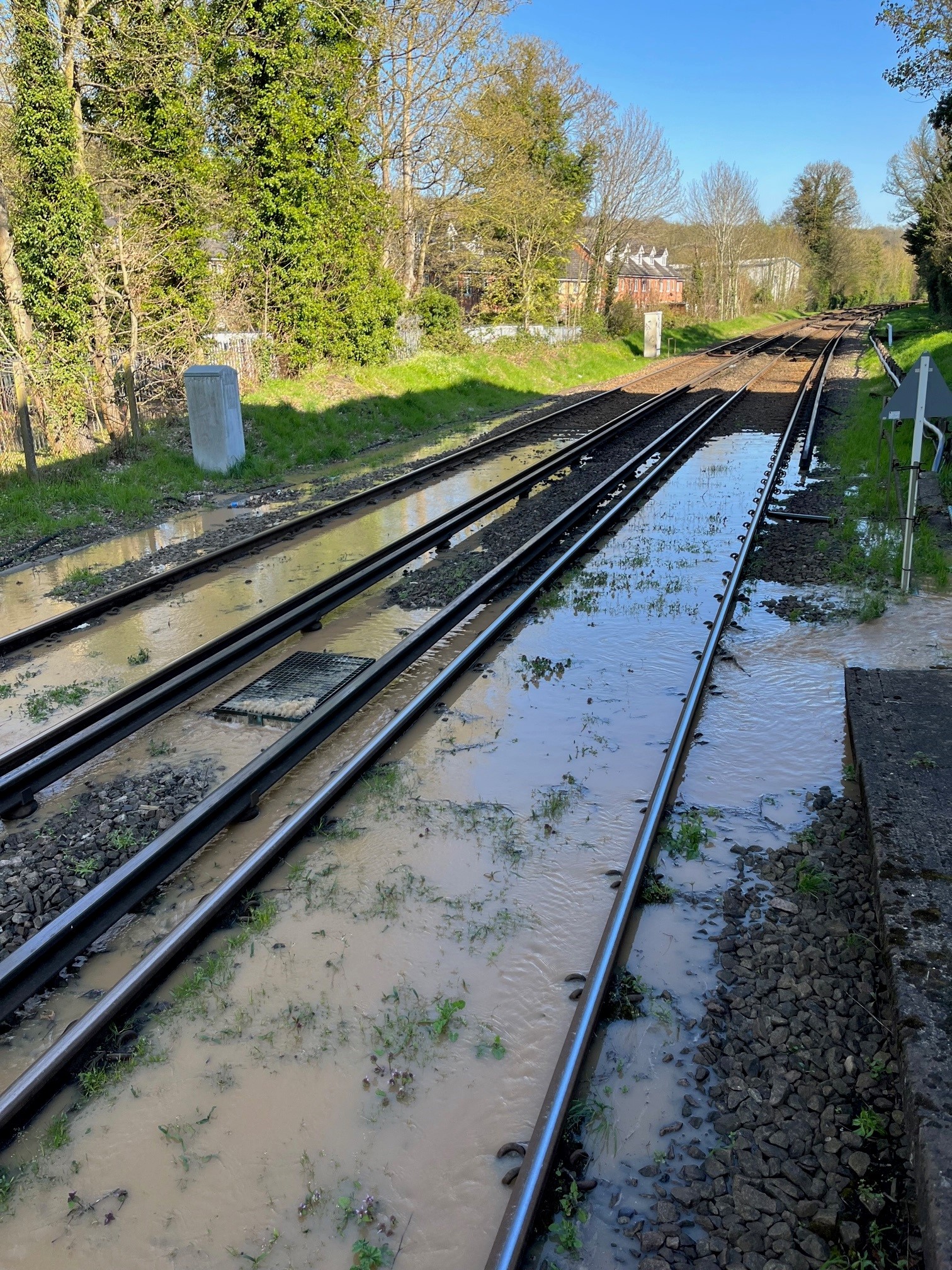 burst water main