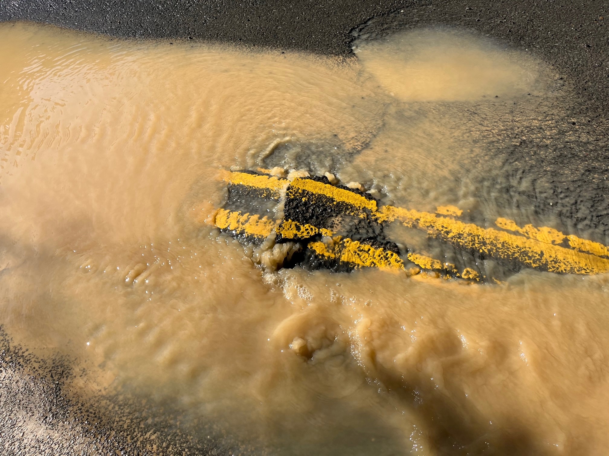 burst water main