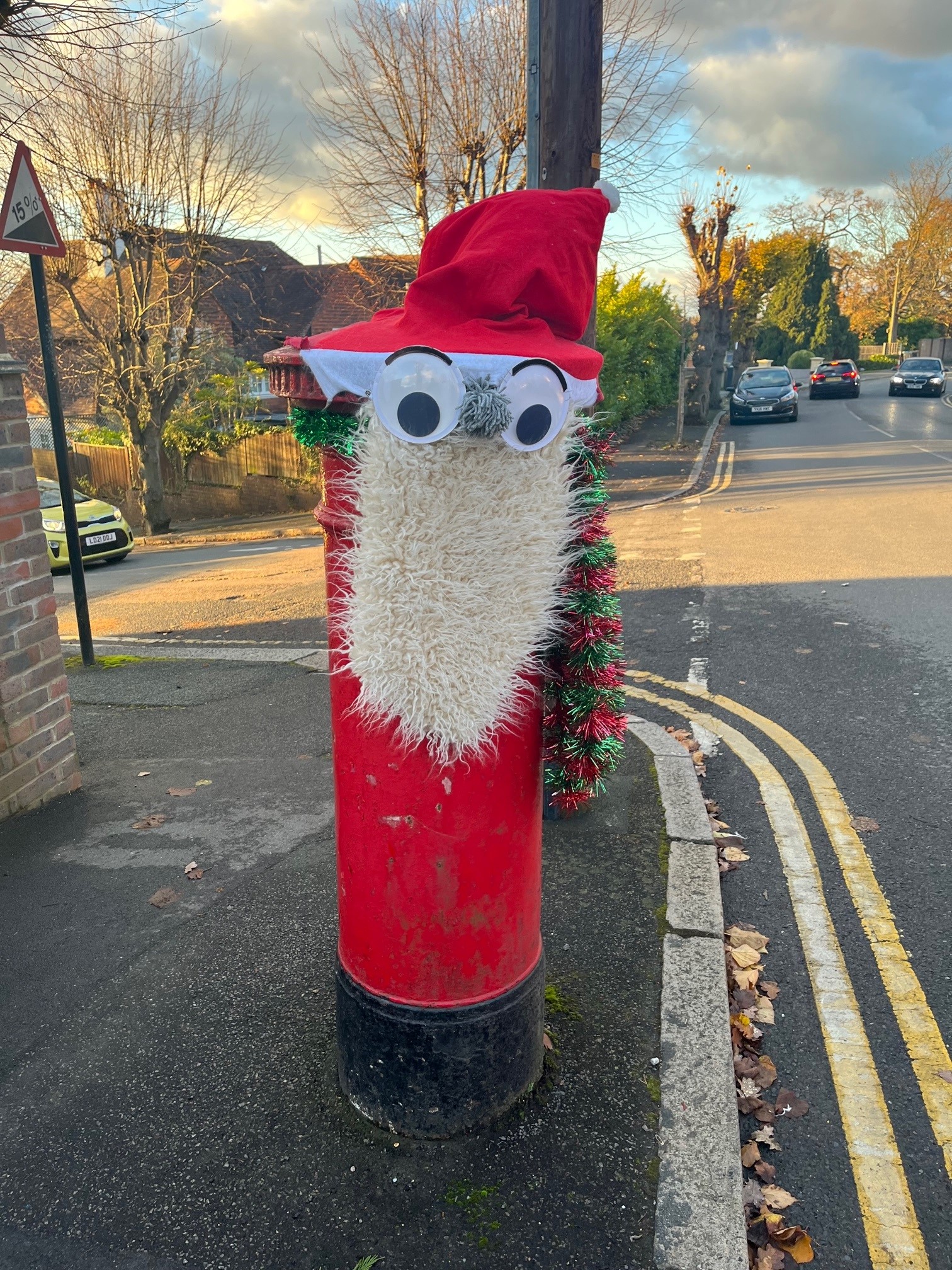 Postbox at the junction of Higher Drive & Bencombe Road