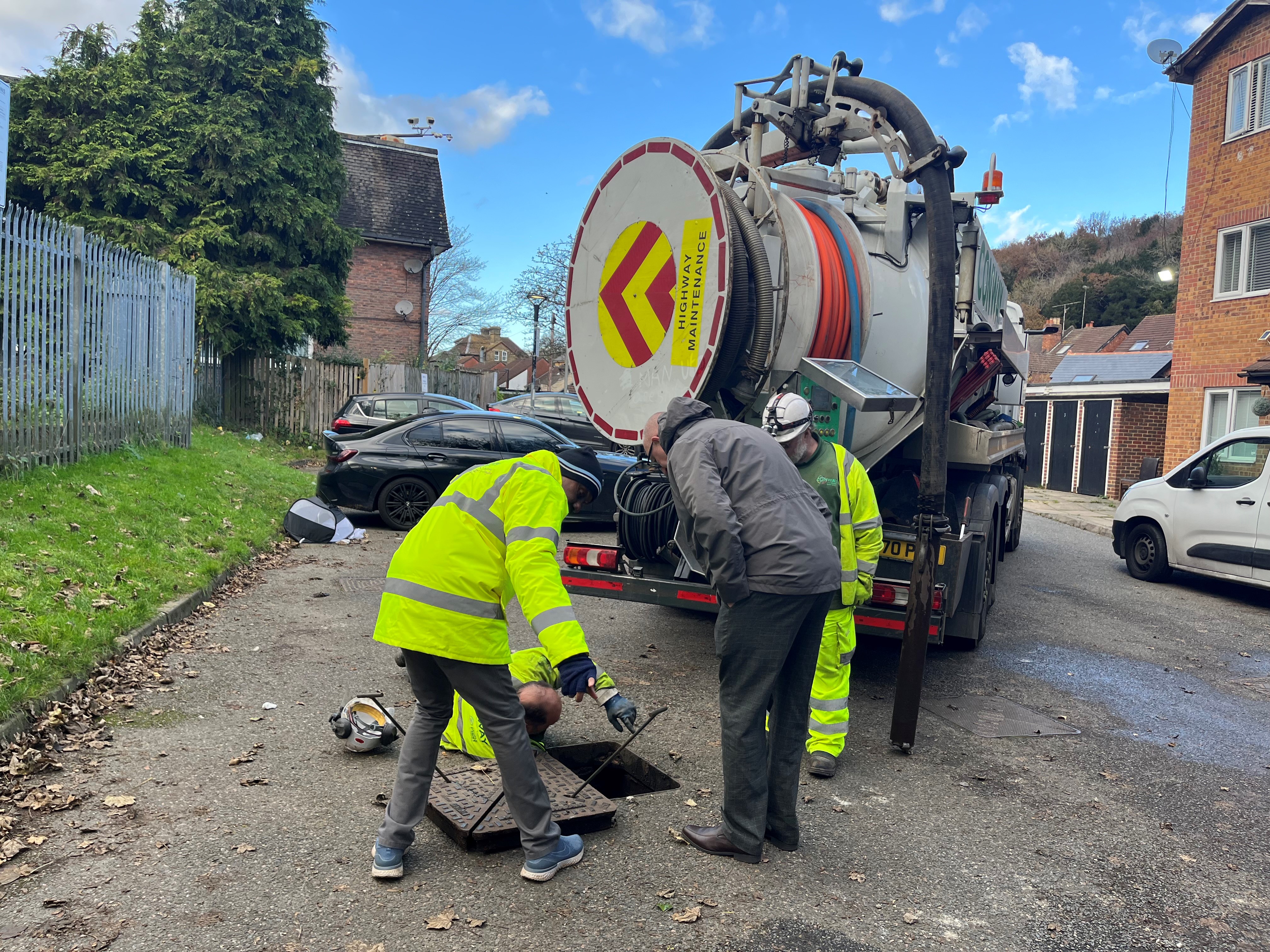 clearing the gullies