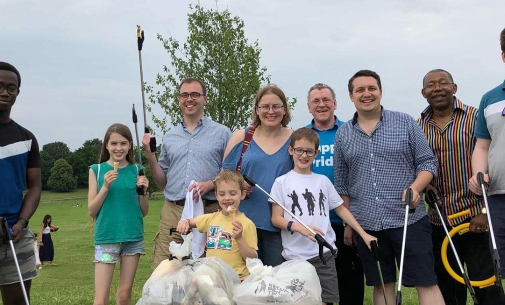 Litter Pick in Croydon Central