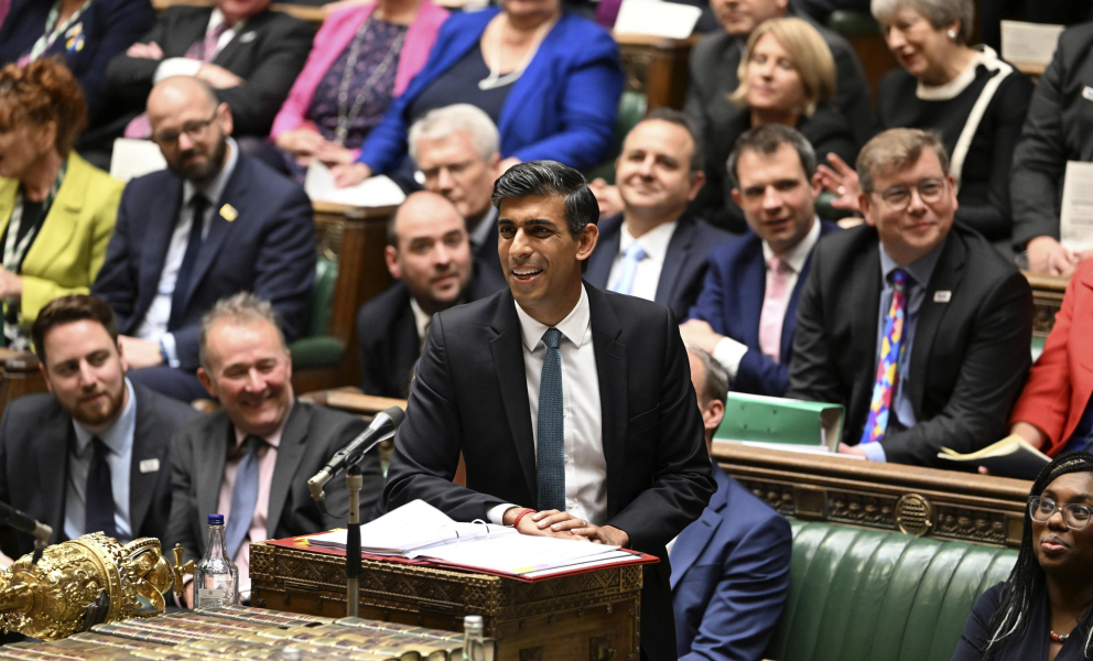 Rishi Sunak at the Despatch Box