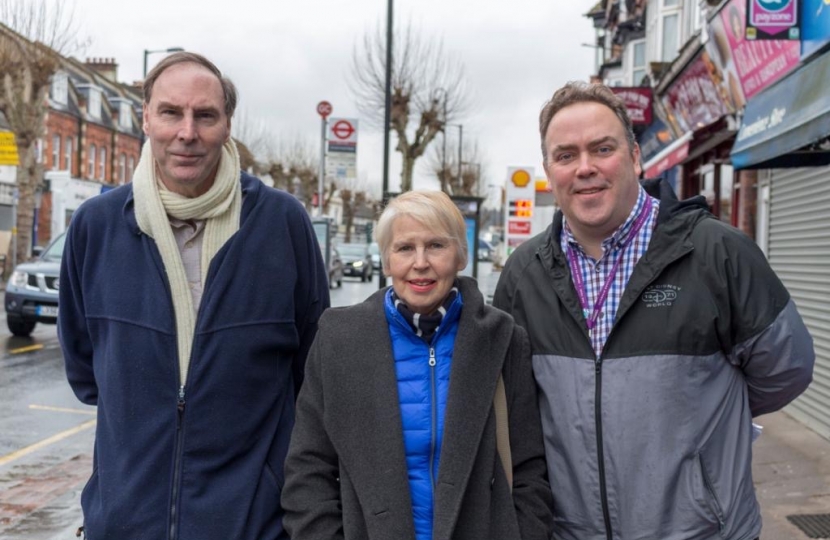 Michael, Maria and Jason on Brighton Road