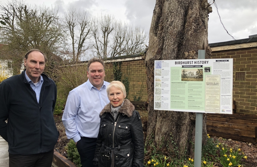 South Croydon Councillors in Birdhurst Gardens