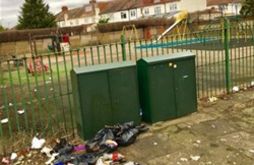 Northwood Road rubbish