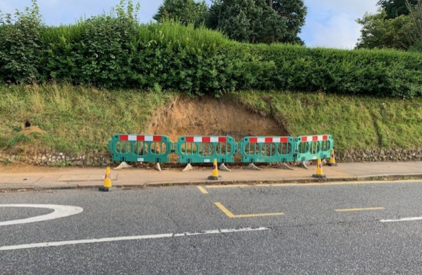 Purley Downs Road Erosion