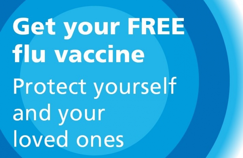 banner on flu jab