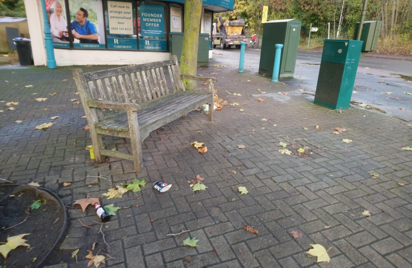 damaged bench