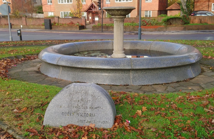 Derelict Purley fountain