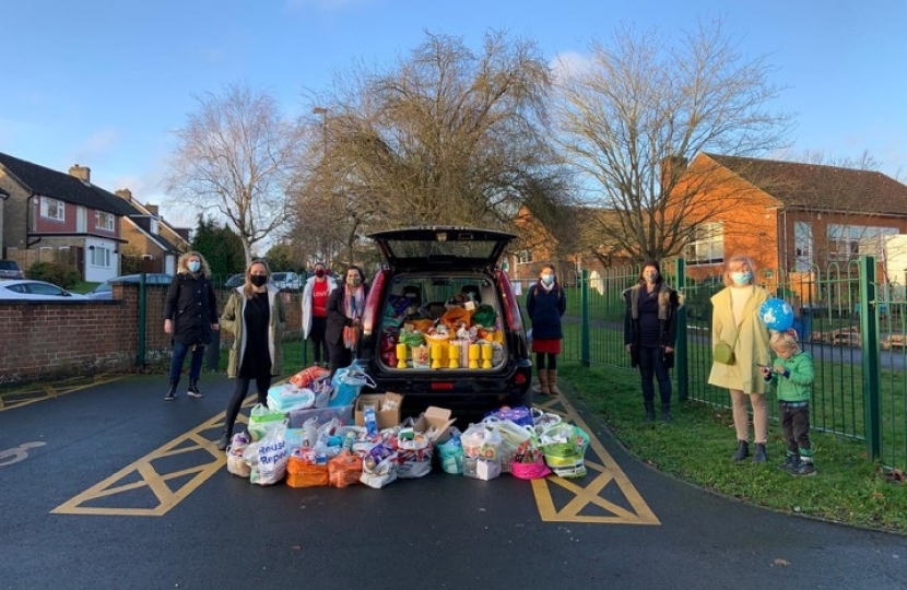 Ridgeway School - Purley Food Hub Donation