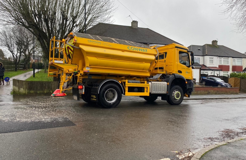 Croydon gritting lorry