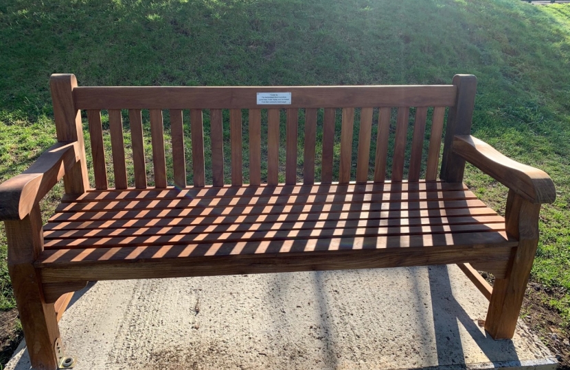 Bench in Purley Beeches