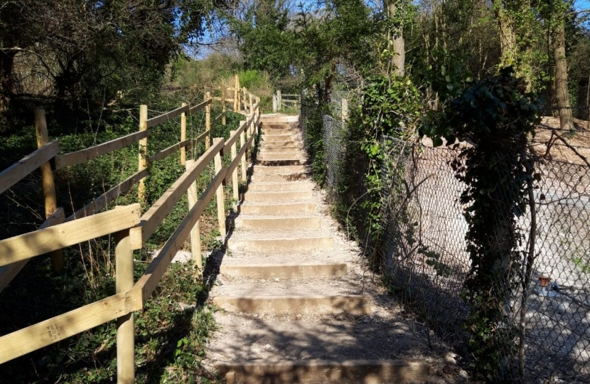 Riddlesdown Path from Tunnel to Common