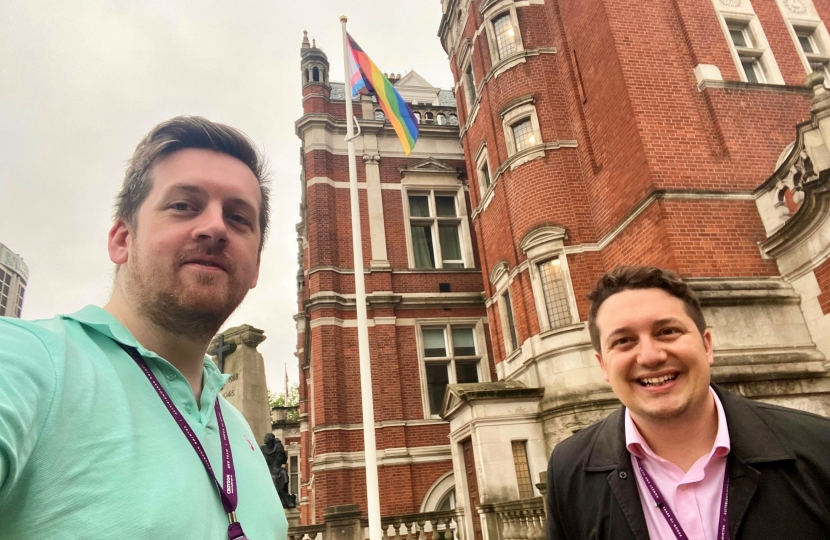 Progress LBGT+ Flag Raising Ceremony