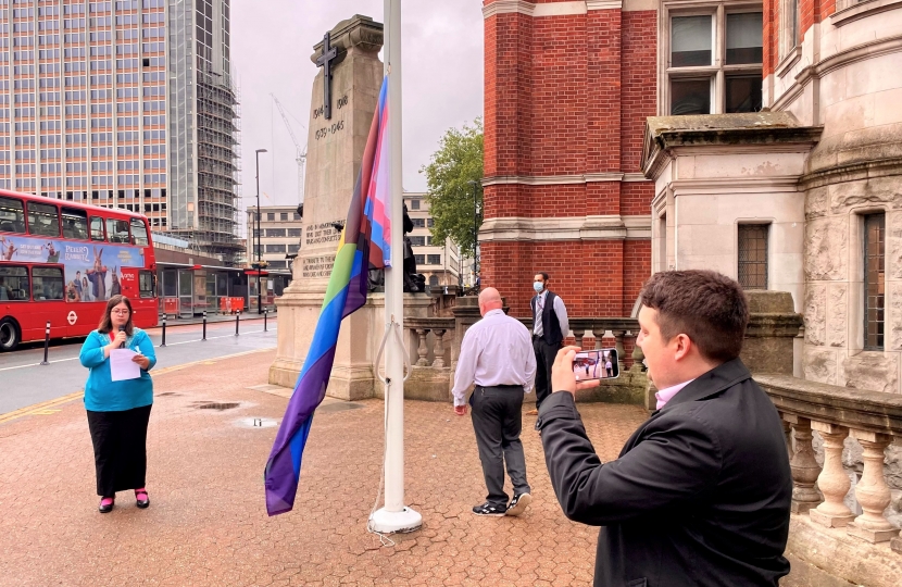 Progress LBGT+ Flag Raising Ceremony