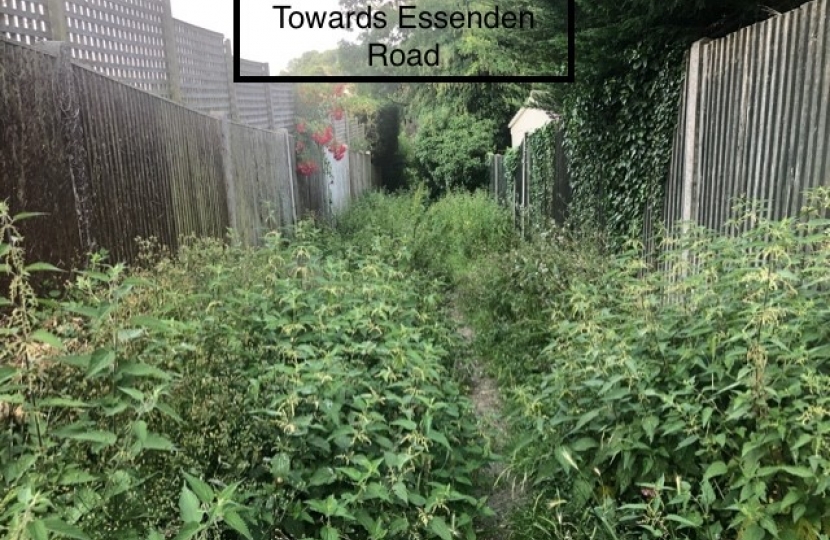 Public Right of Way - Beechwood Road - to Essenden Raod