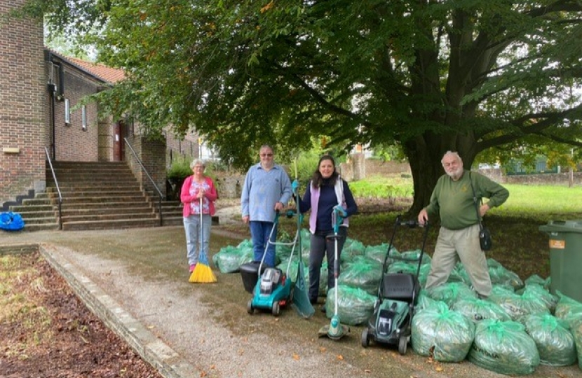 Library Clean Up - Bosch Lawn Mower and Strimmer