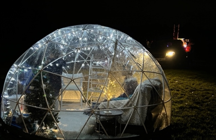  Snow globe at Sanderstead Rec