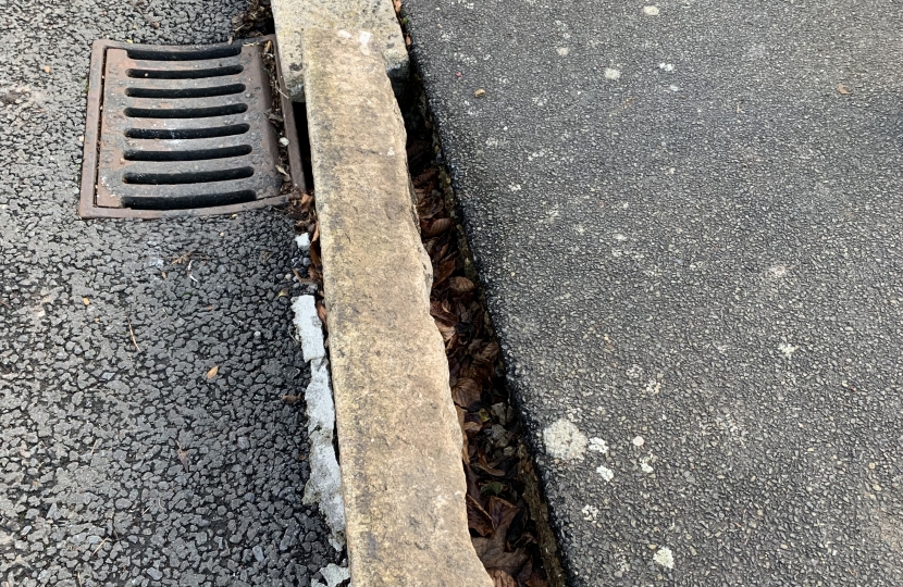 Damaged Kerbstones