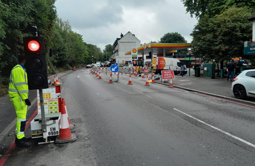 A22 SGN roadworks