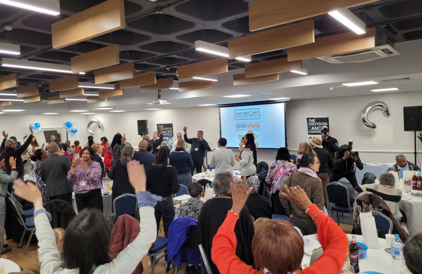 The attendees at the Croydon Cancer Conference "Can you C me?"