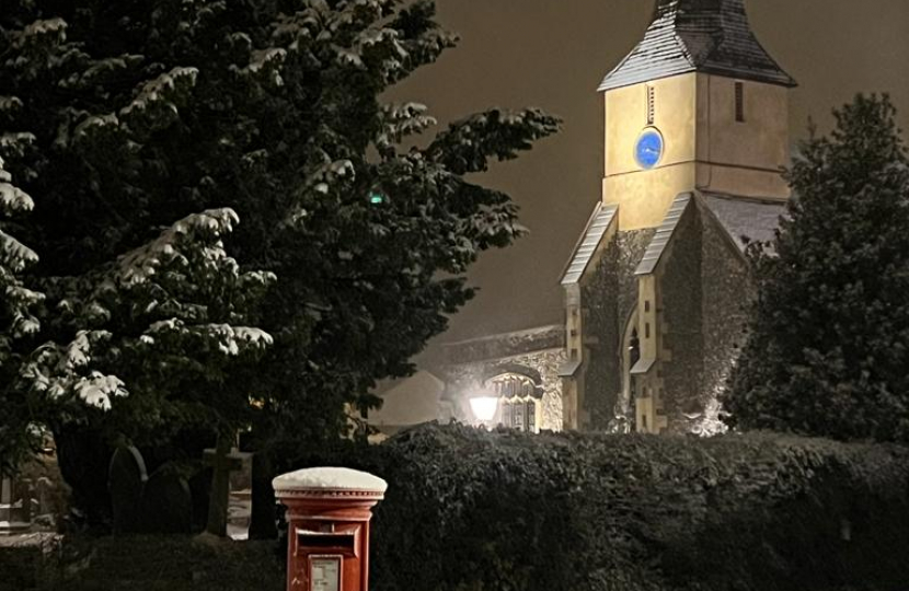 All Saints in the Snow