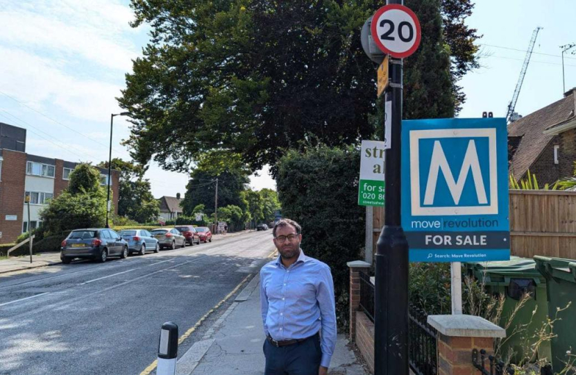 Cllr Samir Dwesar on Pampisford Road