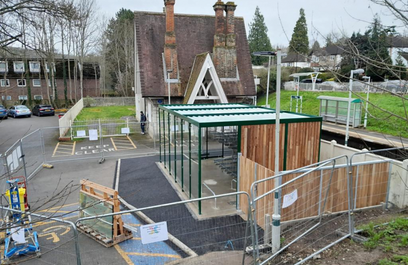 New cycle hub at Kenley station