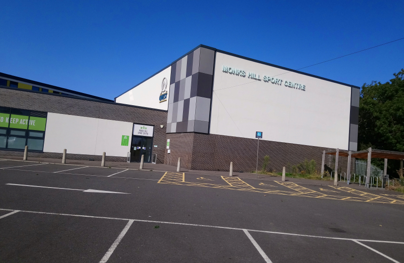 View of Monks Hill Sports Centre