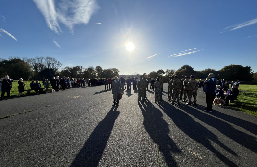 Remembrance Sunday at Kenley airfield