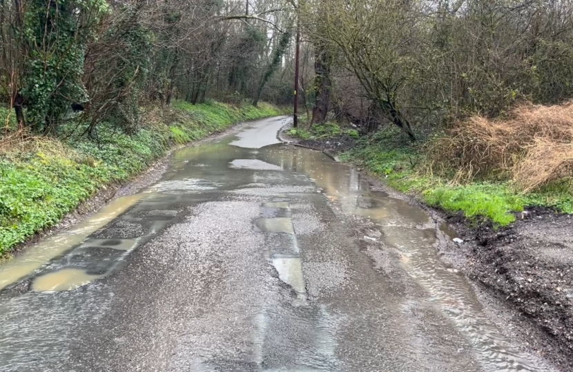 Old Lodge Lane set for a resurface