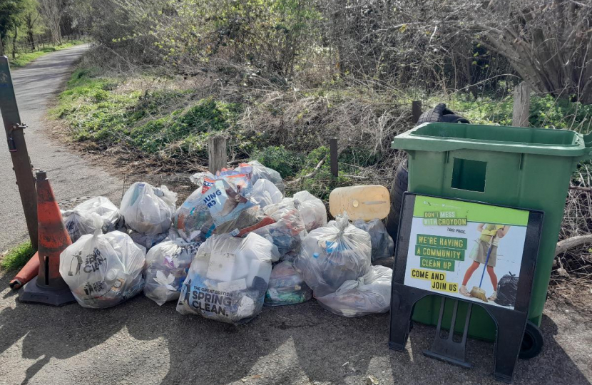 Riddlesdown Residents Association Litter Pick Sanderstead