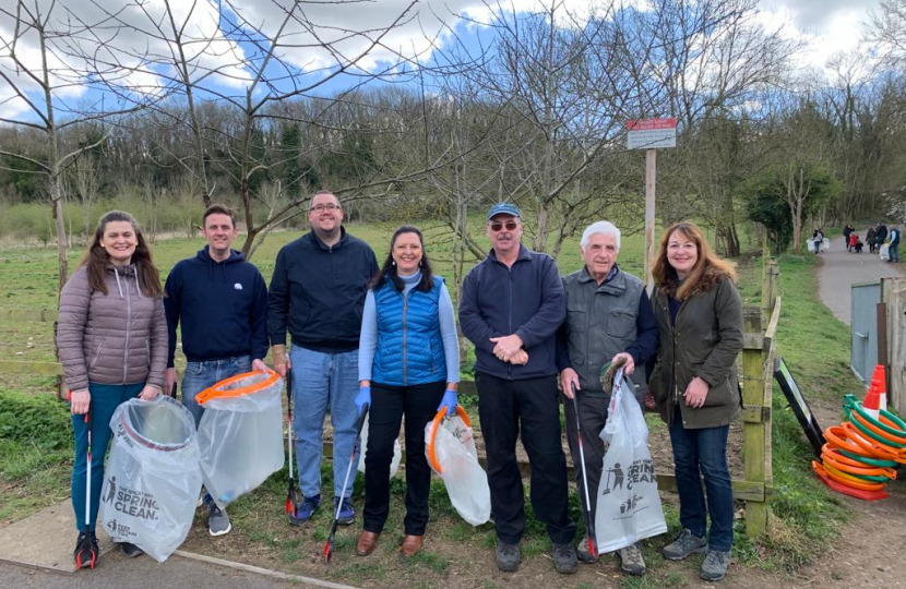 Riddlesdown Residents Association Litter Pick Sanderstead