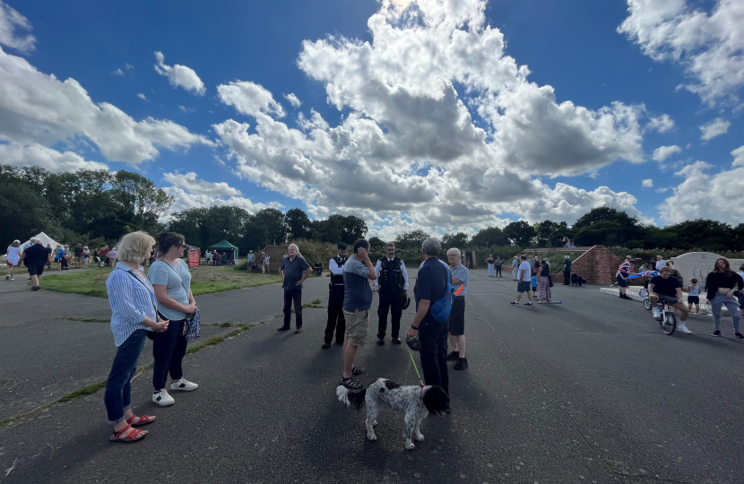 Safer Neighbourhood Team at Kenley Airfield