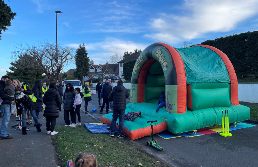 Woodside Road bouncy castle