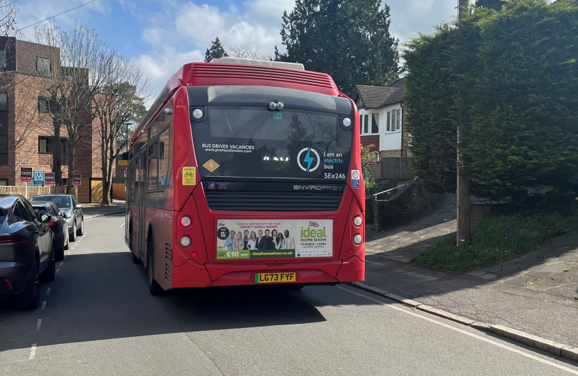 Bus on Kenley Lane