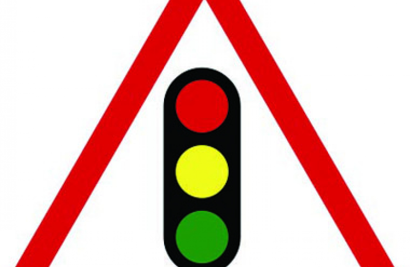 Purley Downs Road traffic lights