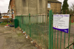 Litter next to Children's Playground in Norbury!