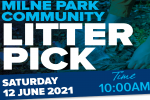 Milne Park Litter Pick Session. 