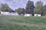 Travellers vehicles on South Croydon Rec.