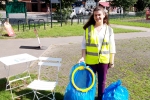 Helen Redfern at Sanderstead Rec Litter Pick