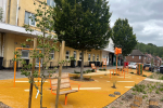 New pocket park on Old Lodge Lane