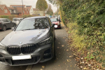 Pavement parking on Higher Drive