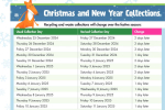 Christmas brochure on recycling arrangements