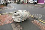 Flytip Croham road junction St Peters Street