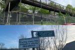 Stumps Lane and Little Roke footbridges