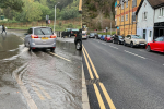 Flooded road Hayes Lane