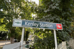 Sign showing Kenley station