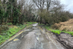 Old Lodge Lane road surface